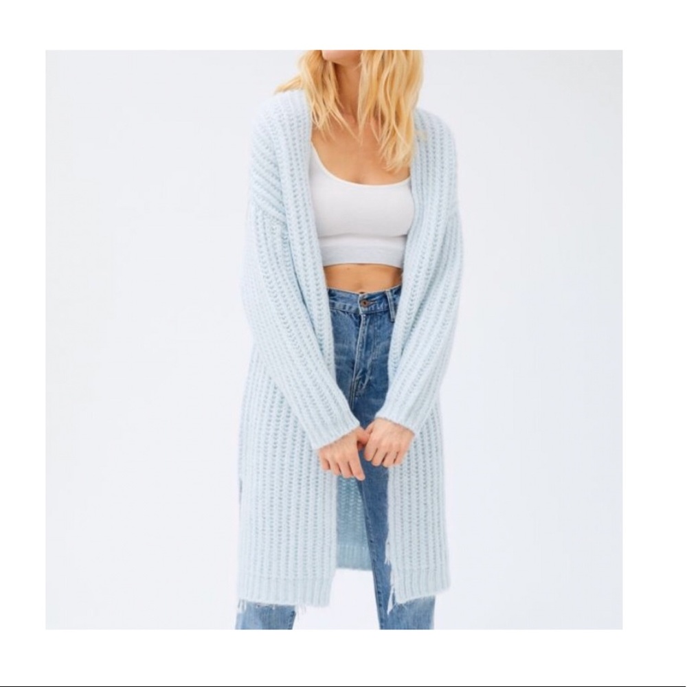 Urban Outftters Samara Ribbed Duster Cardigan